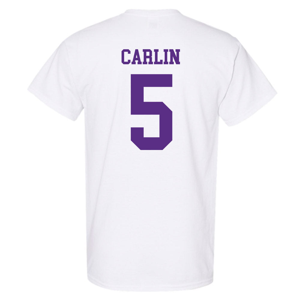 NU - NCAA Men's Ice Hockey : Noah Carlin - T-Shirt-1
