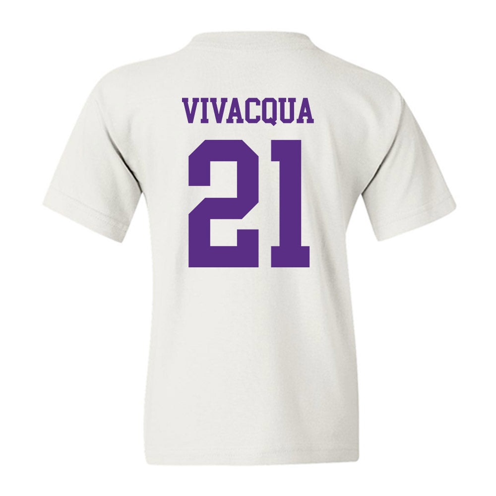 NU - NCAA Baseball : Tyler Vivacqua - Youth T-Shirt-1
