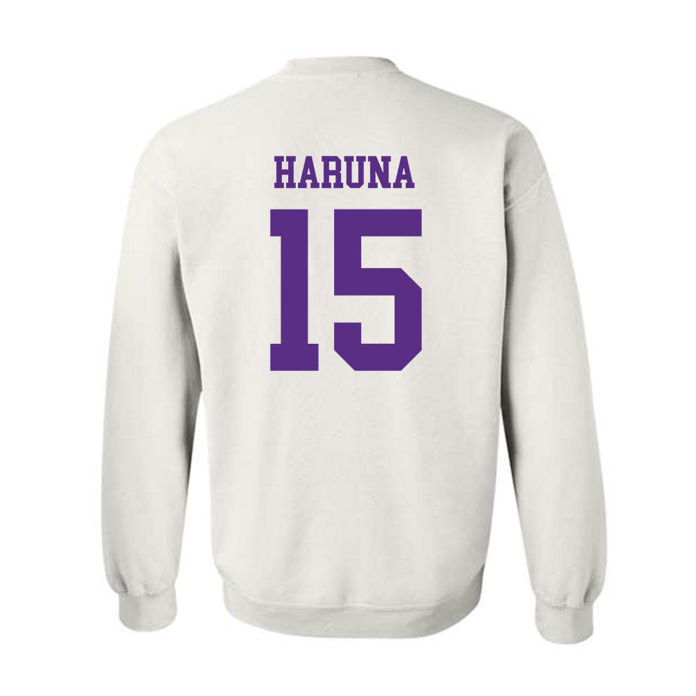 NU - NCAA Women's Basketball : Kenedie Haruna - Crewneck Sweatshirt-1