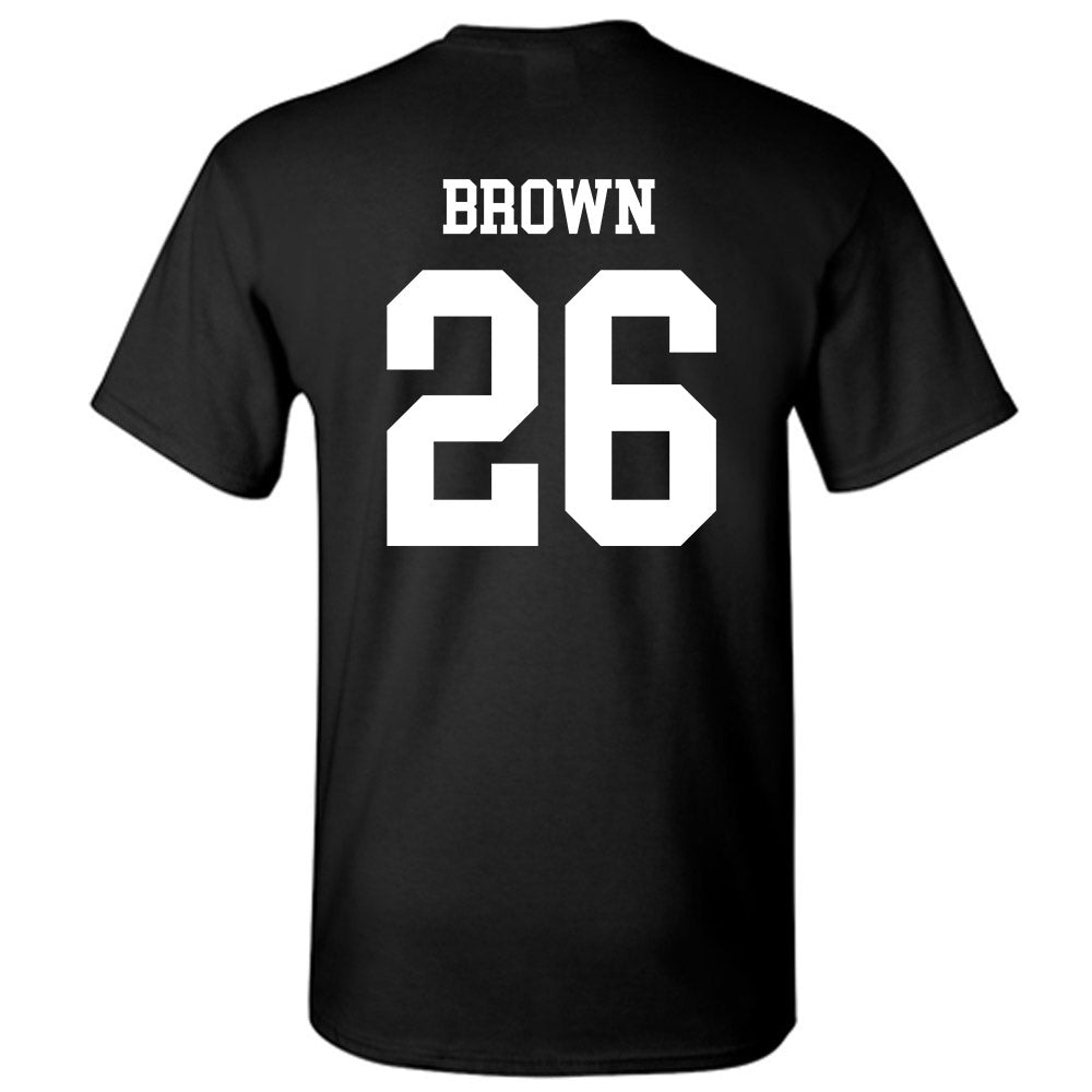 NU - NCAA Men's Soccer : Jayden Brown - T-Shirt-1