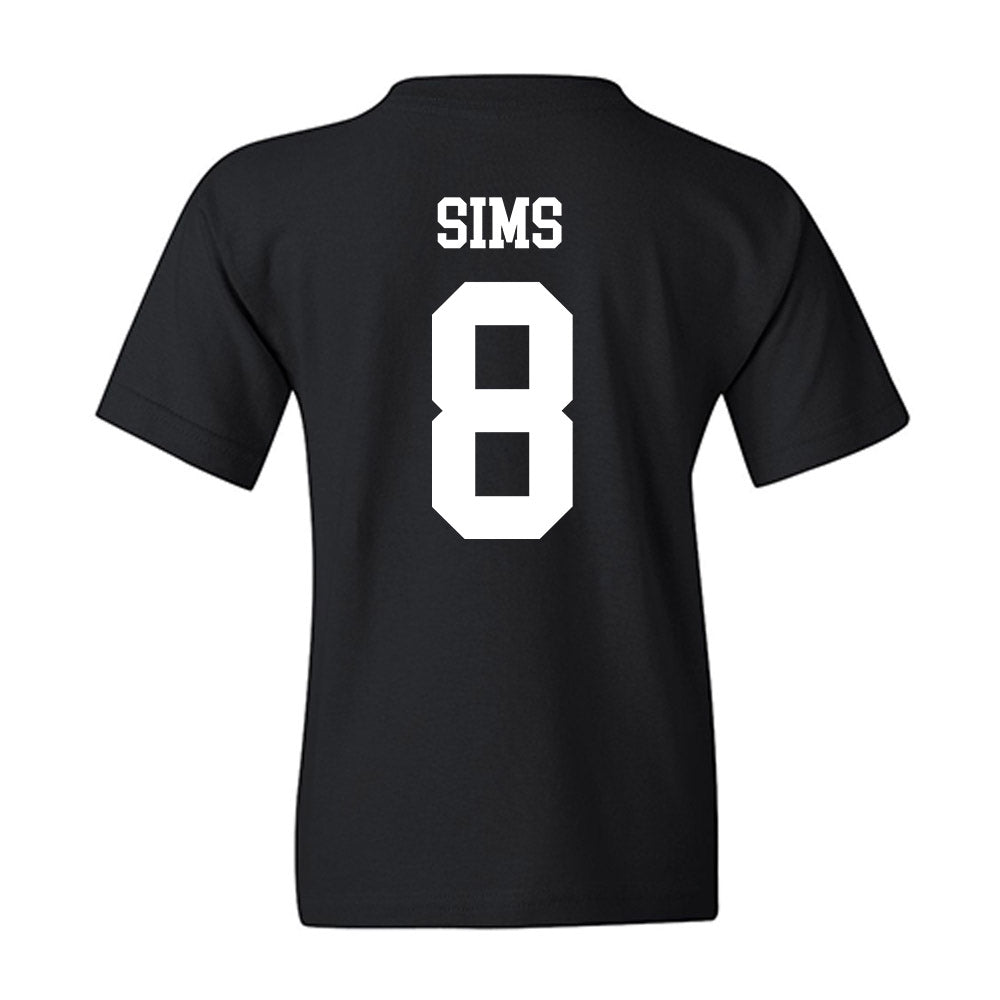 NU - NCAA Women's Basketball : Raven Sims - Youth T-Shirt-1