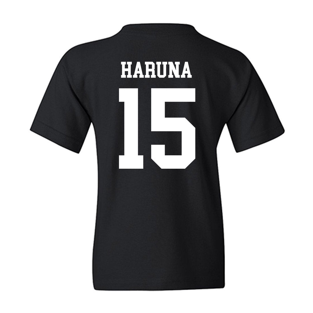 NU - NCAA Women's Basketball : Kenedie Haruna - Youth T-Shirt-1