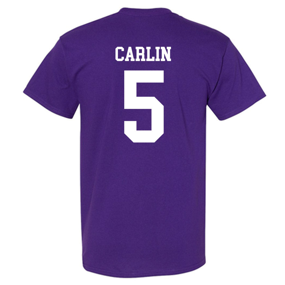 NU - NCAA Men's Ice Hockey : Noah Carlin - T-Shirt-1