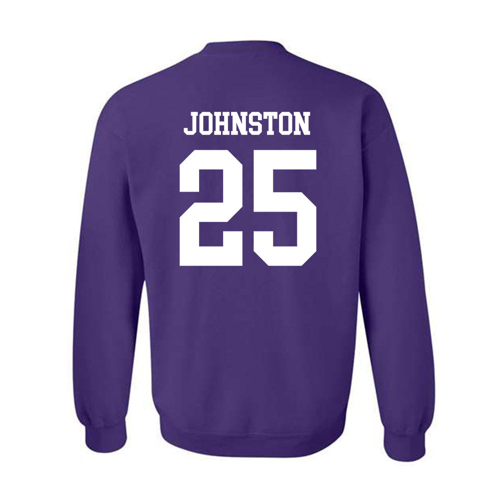 NU - NCAA Baseball : Tyler Johnston - Crewneck Sweatshirt-1