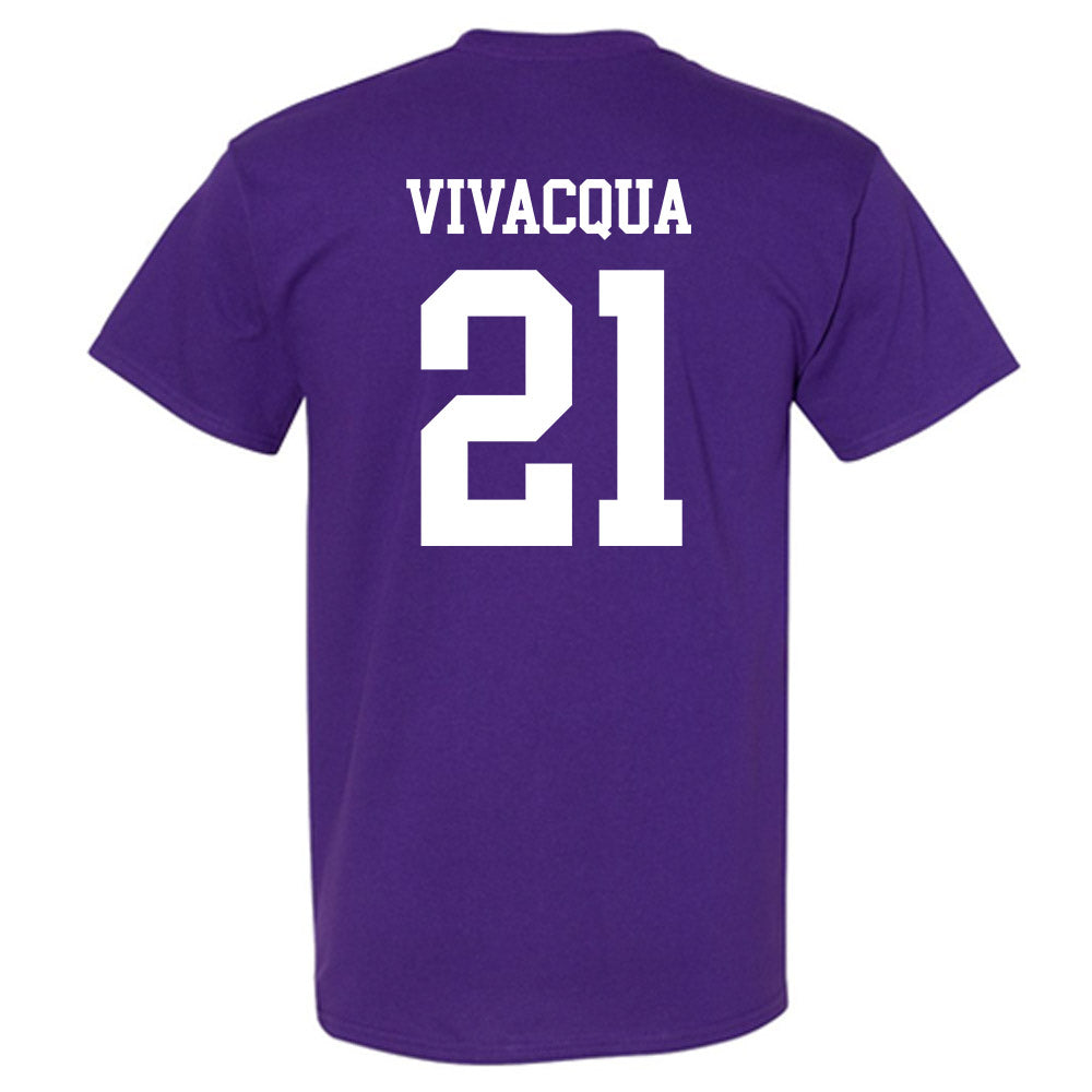 NU - NCAA Baseball : Tyler Vivacqua - T-Shirt-1