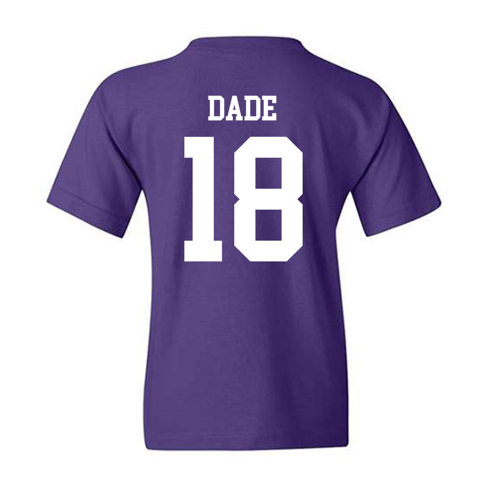 NU - NCAA Men's Soccer : Chase Dade - Youth T-Shirt-1
