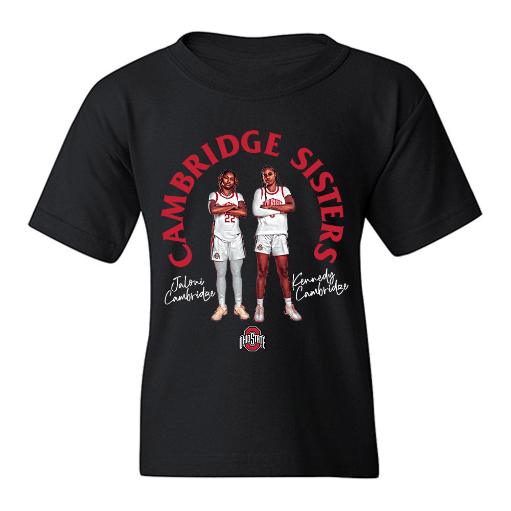 Ohio State - NCAA Women's Basketball : Jaloni Cambridge - Youth T-Shirt-0