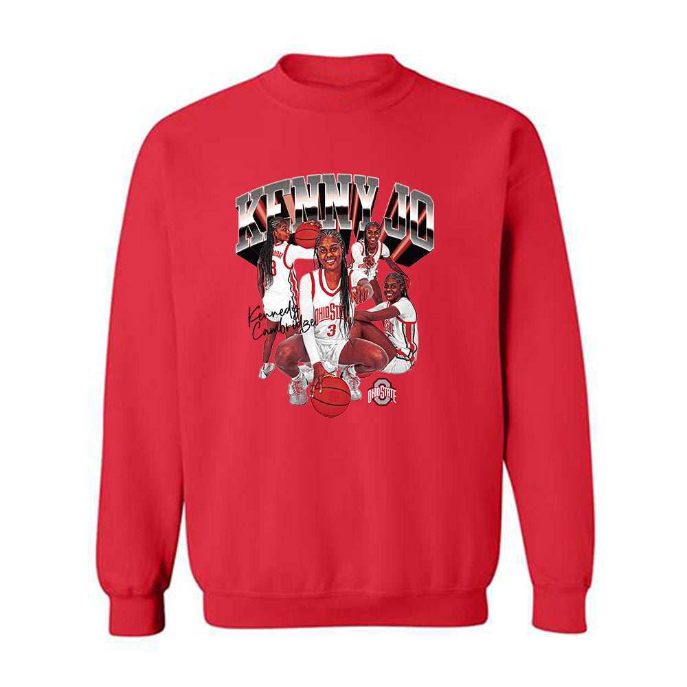 Ohio State - NCAA Women's Basketball : Kennedy Cambridge - Crewneck Sweatshirt-0