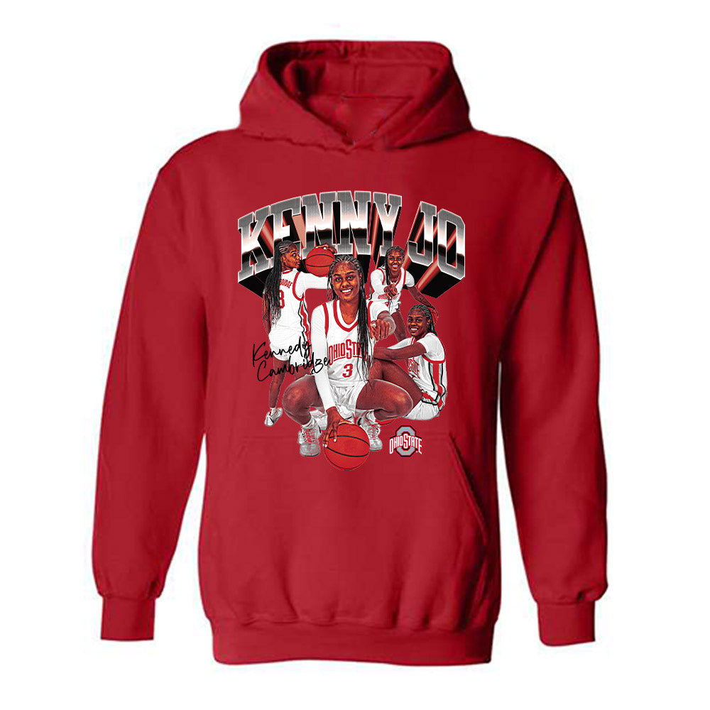Ohio State - NCAA Women's Basketball : Kennedy Cambridge - Hooded Sweatshirt-0