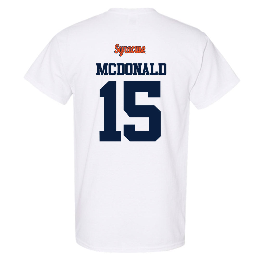 Syracuse - NCAA Football : Derek McDonald - Classic Shersey T-Shirt-1
