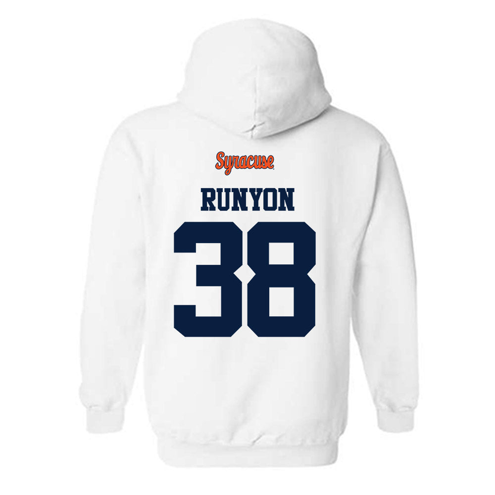 Syracuse - NCAA Football : Max Runyon - Classic Shersey Hooded Sweatshirt-1