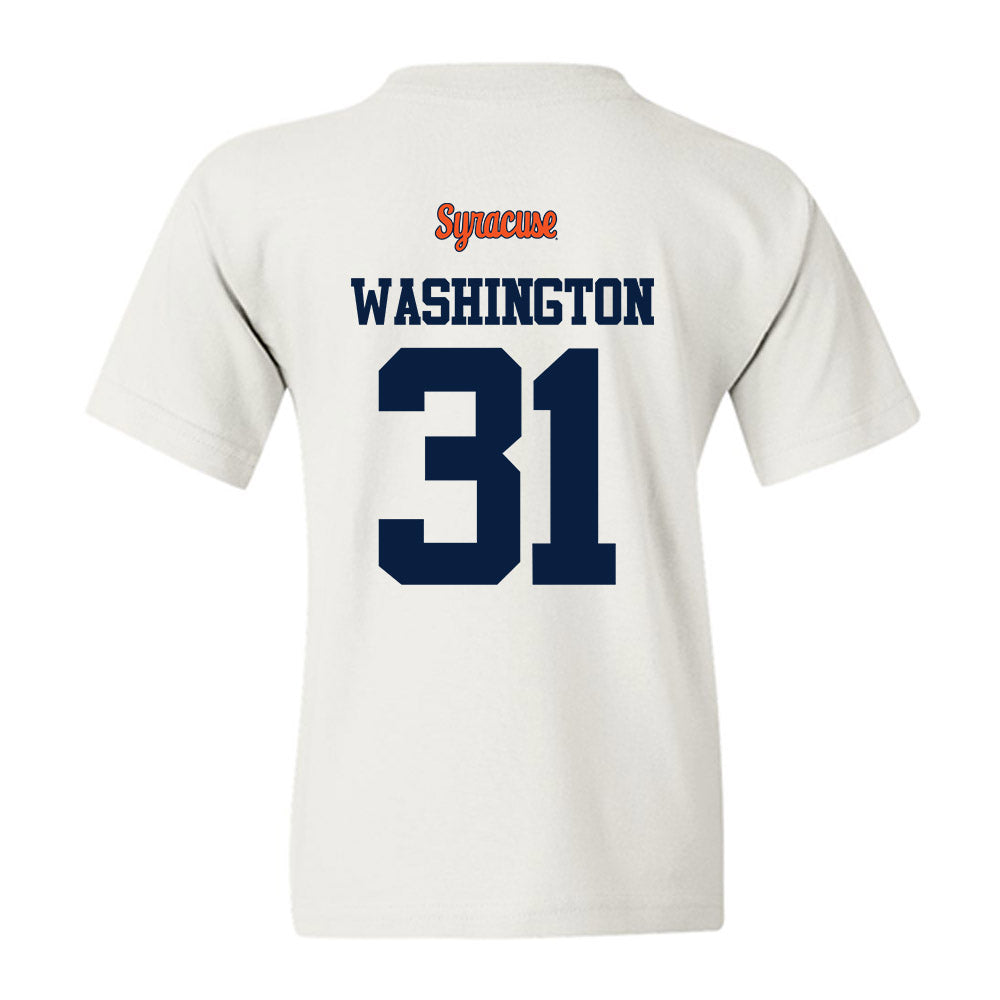 Syracuse - NCAA Football : Marcus Washington - Classic Shersey Youth T-Shirt-1