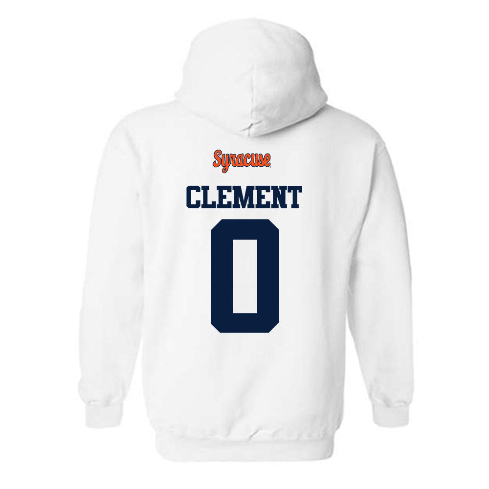 Syracuse - NCAA Football : David Clement - Classic Shersey Hooded Sweatshirt-1