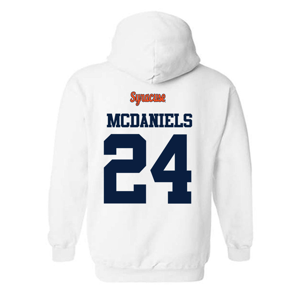Syracuse - NCAA Football : Ibn McDaniels - Classic Shersey Hooded Sweatshirt-1