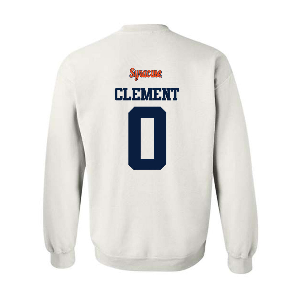 Syracuse - NCAA Football : David Clement - Classic Shersey Crewneck Sweatshirt-1