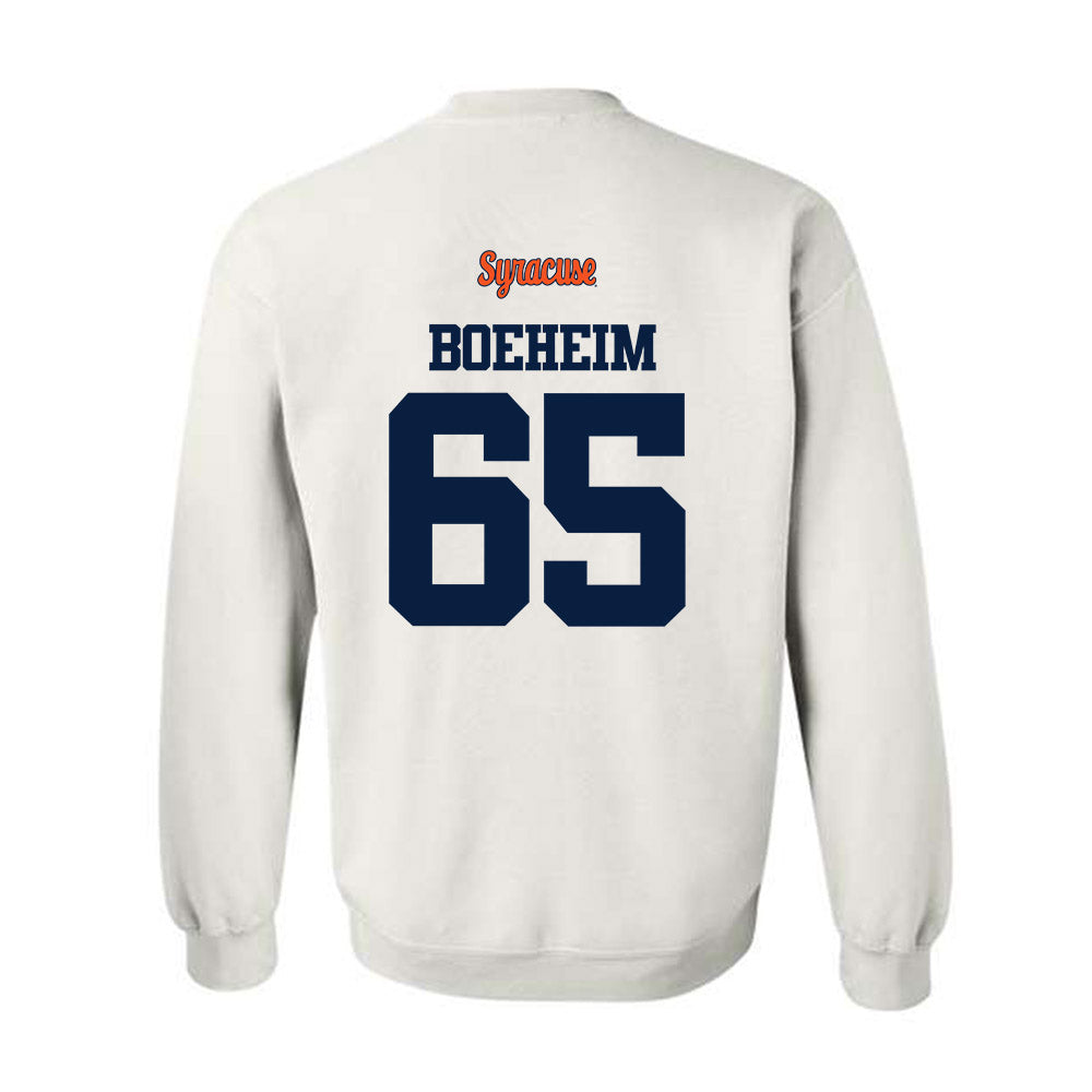 Syracuse - NCAA Football : Adam Boeheim - Classic Shersey Crewneck Sweatshirt-1