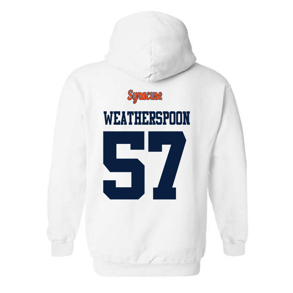 Syracuse - NCAA Football : Dametrius Weatherspoon - Classic Shersey Hooded Sweatshirt-1