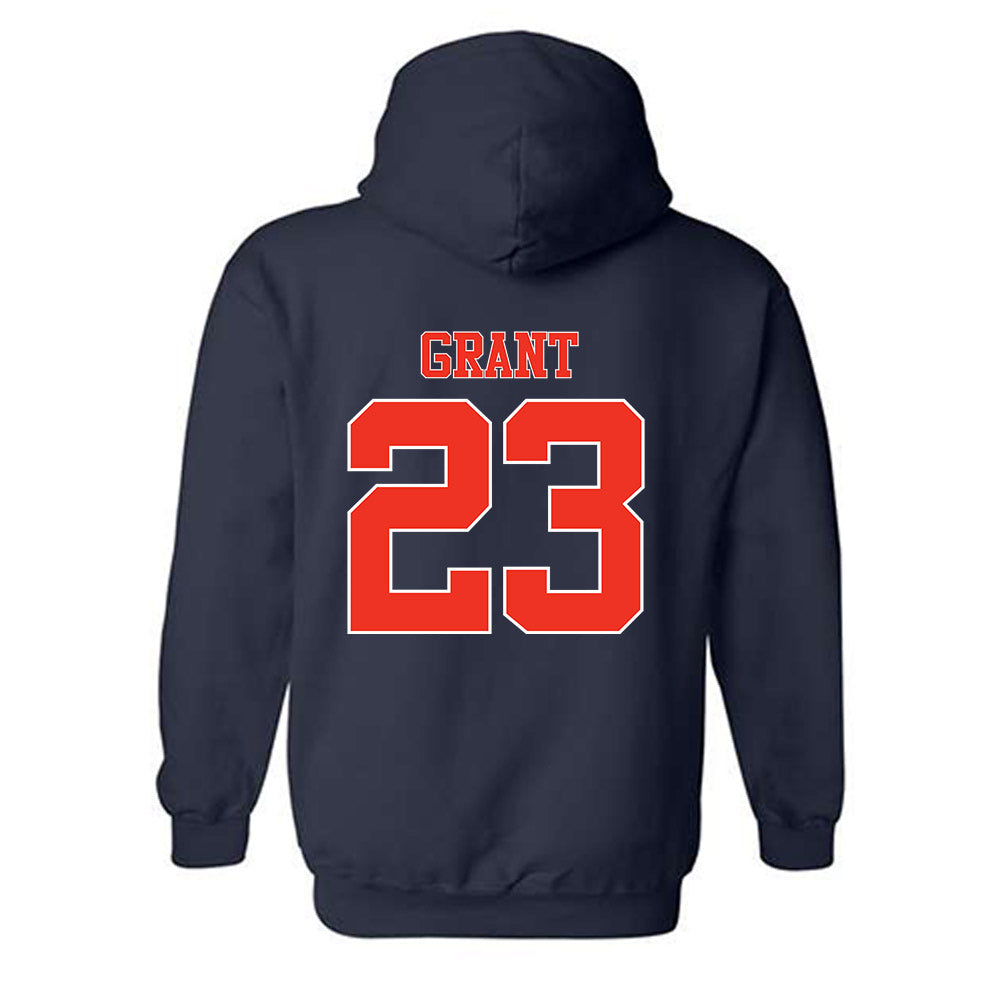 Syracuse - NCAA Football : Devin Grant - Classic Shersey Hooded Sweatshirt-1