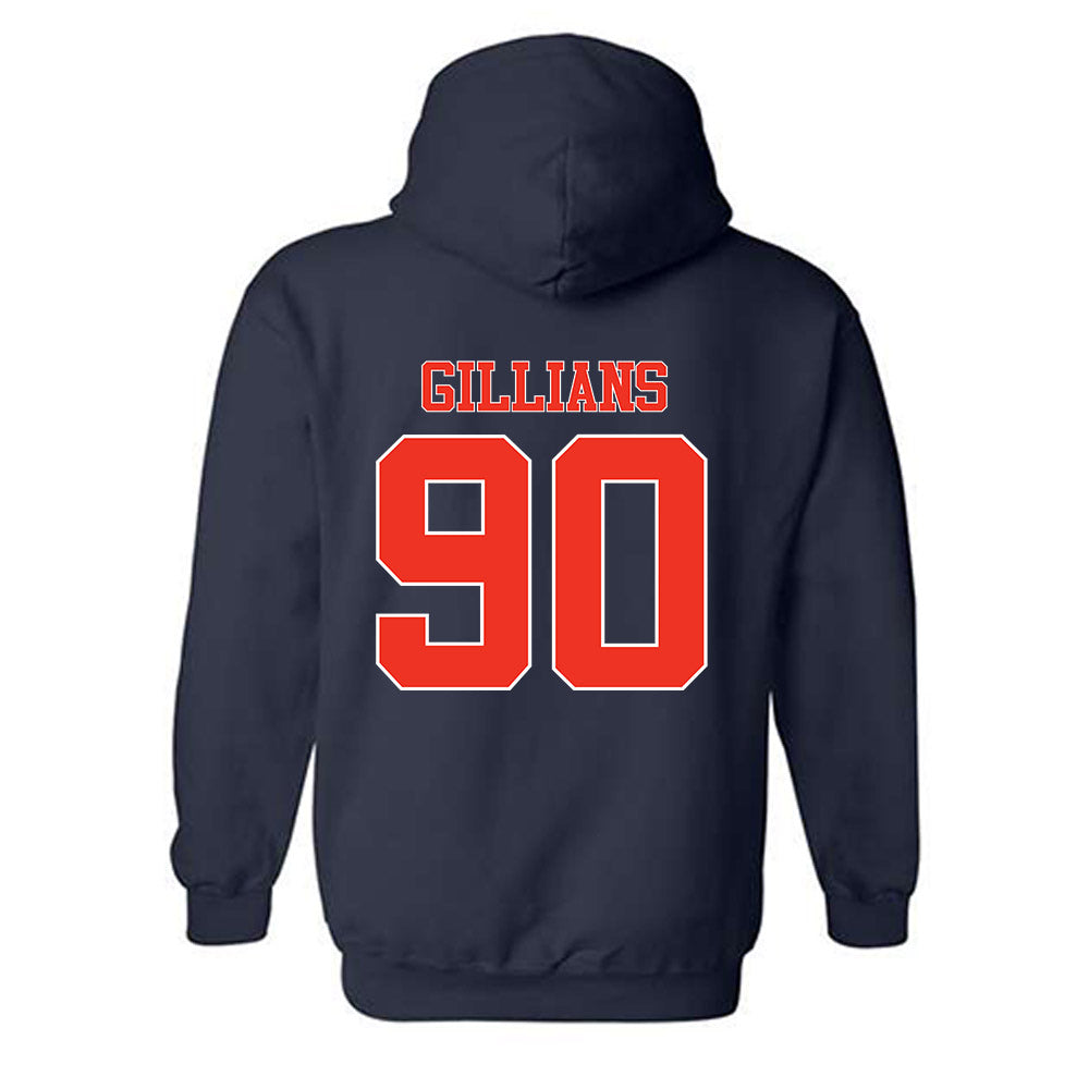 Syracuse - NCAA Football : Quante Gillians - Classic Shersey Hooded Sweatshirt-1