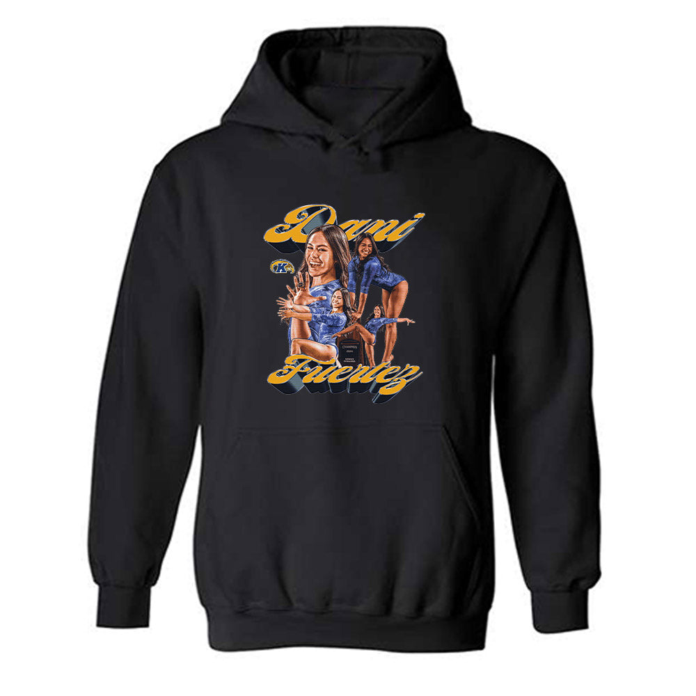 Kent State - NCAA Women's Gymnastics : Dani Fuertez - Player Collage Hooded Sweatshirt-0