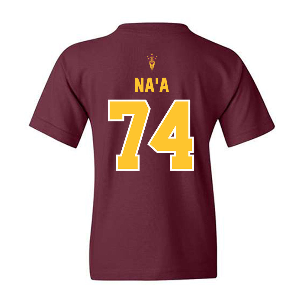 Arizona State - NCAA Football : Sean Na'a - Big12 Championship Youth T-Shirt-1
