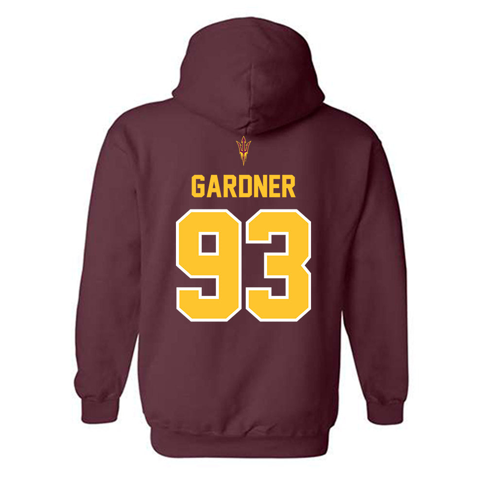 Arizona State - NCAA Football : My'Keil Gardner - Big12 Championship Hooded Sweatshirt-1