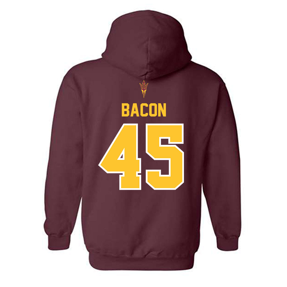 Arizona State - NCAA Football : Tristan Bacon - Big12 Championship Hooded Sweatshirt-1