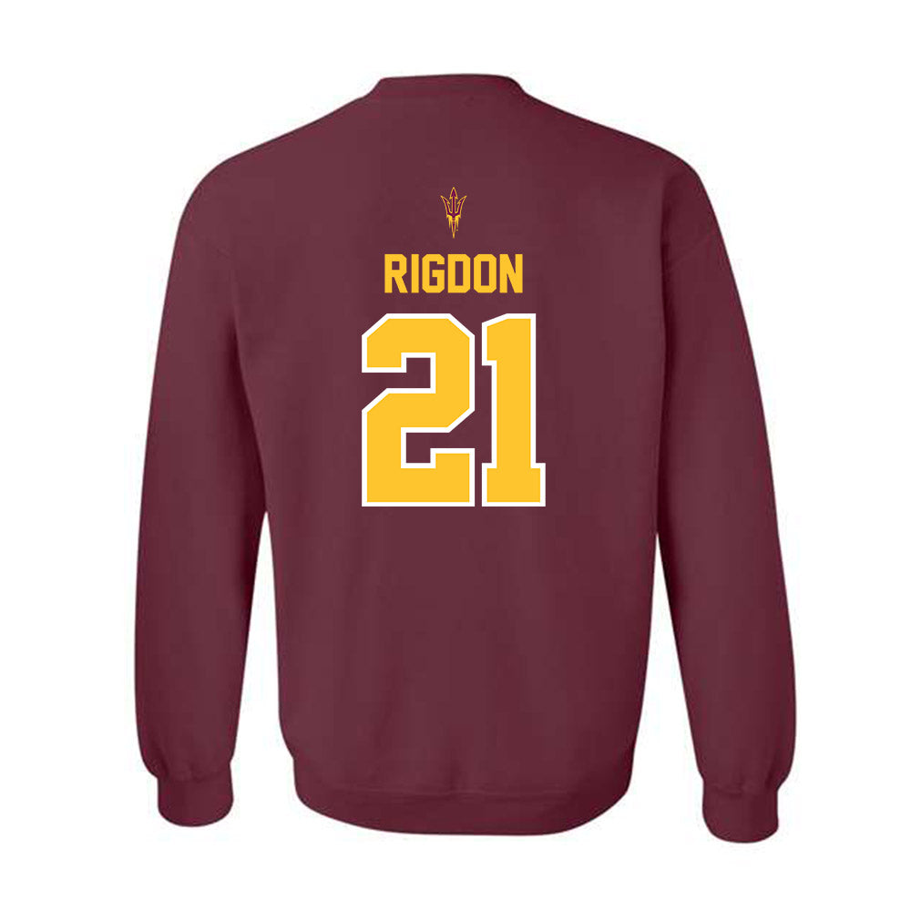 Arizona State - NCAA Football : Grayson Rigdon - Big12 Championship Crewneck Sweatshirt-1