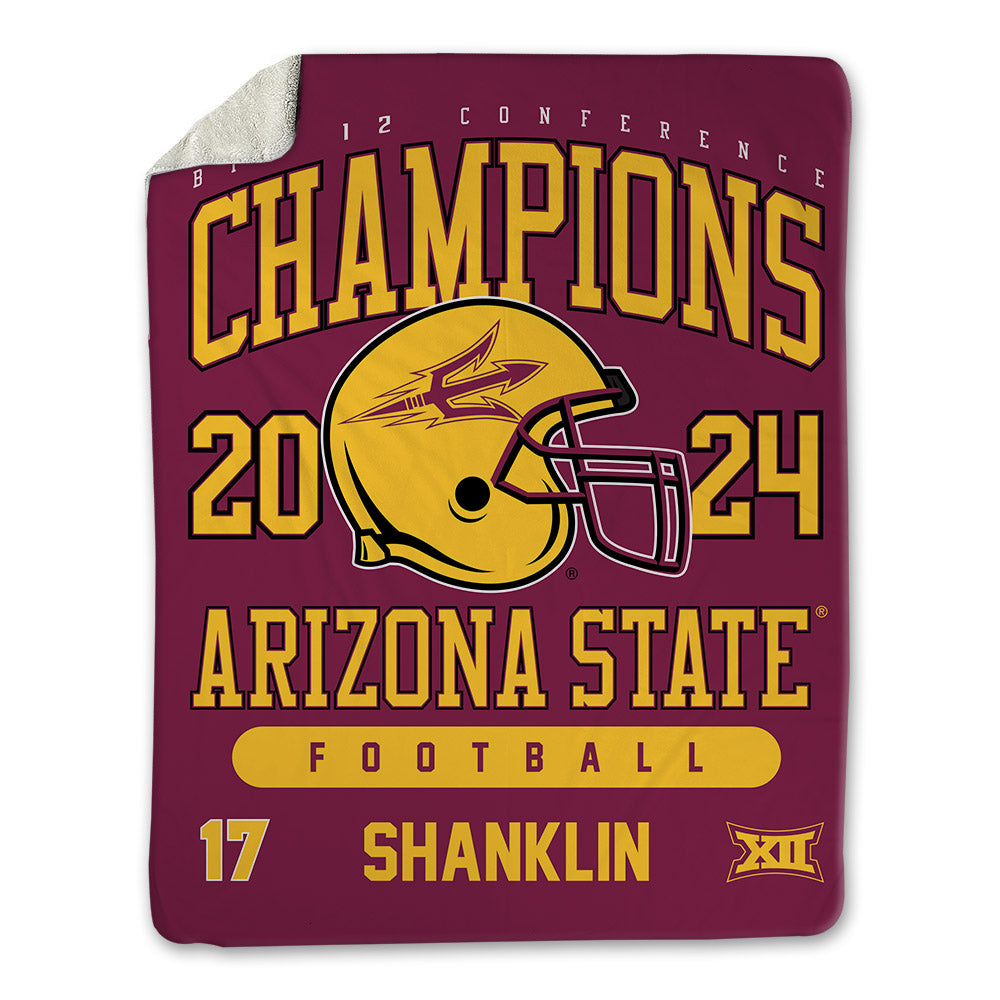 Arizona State - NCAA Football : Joshua Shanklin - Big12 Blanket-0
