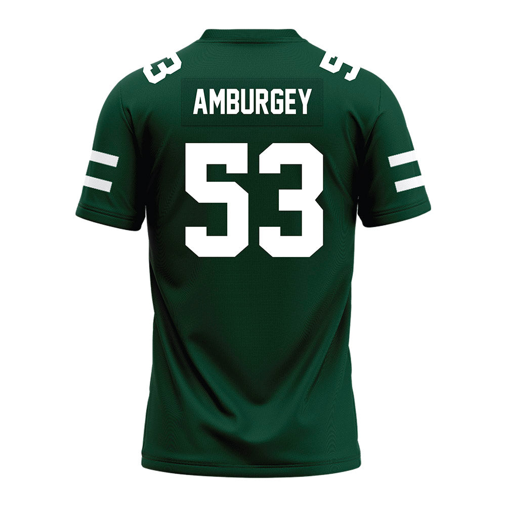 Ohio - NCAA Football : Jay Amburgey - MAC Green Premium Football Jersey-1