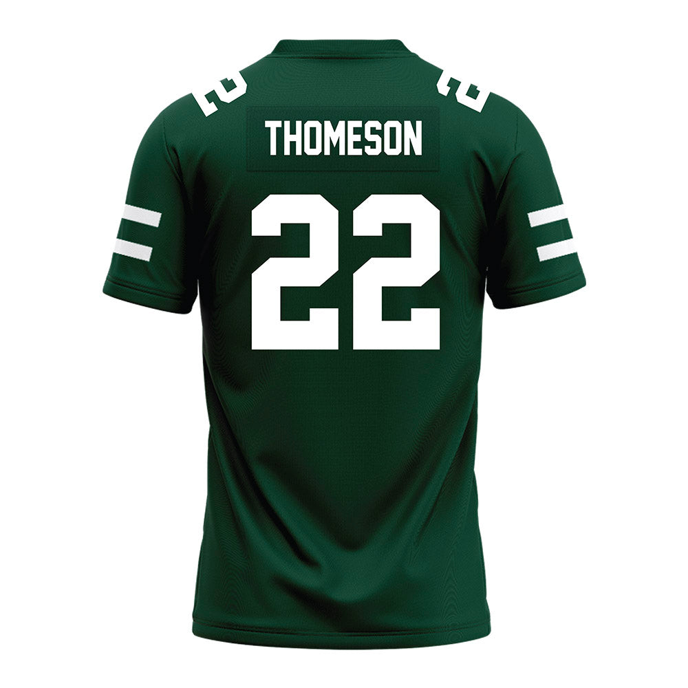 Ohio - NCAA Football : Jalen Thomeson - MAC Green Premium Football Jersey-1