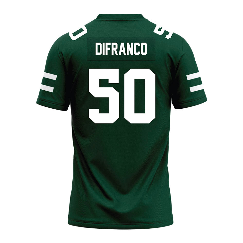 Ohio - NCAA Football : Owen DiFranco - MAC Green Premium Football Jersey-1