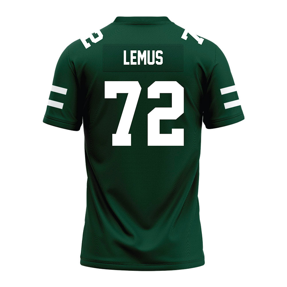 Ohio - NCAA Football : Jakob Lemus - MAC Green Premium Football Jersey-1