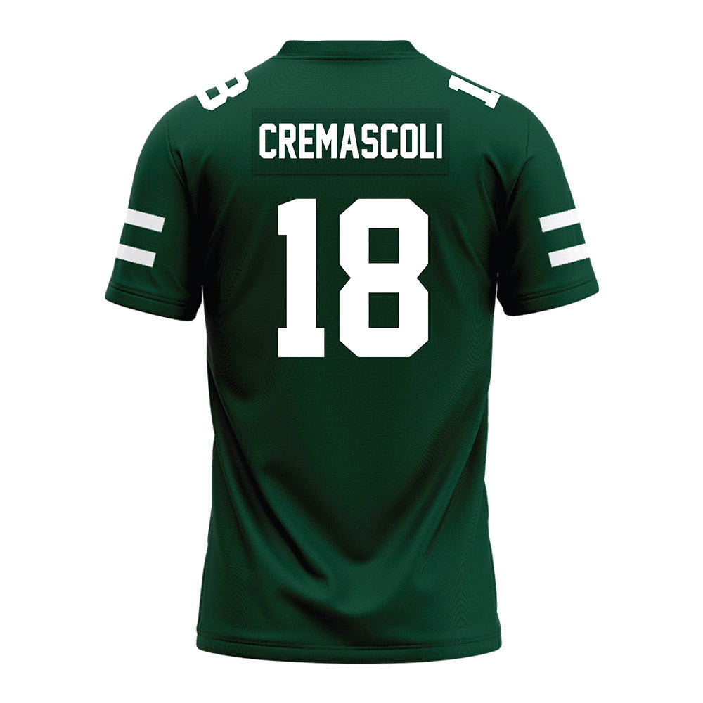 Ohio - NCAA Football : Miles Cremascoli - MAC Green Premium Football Jersey-1