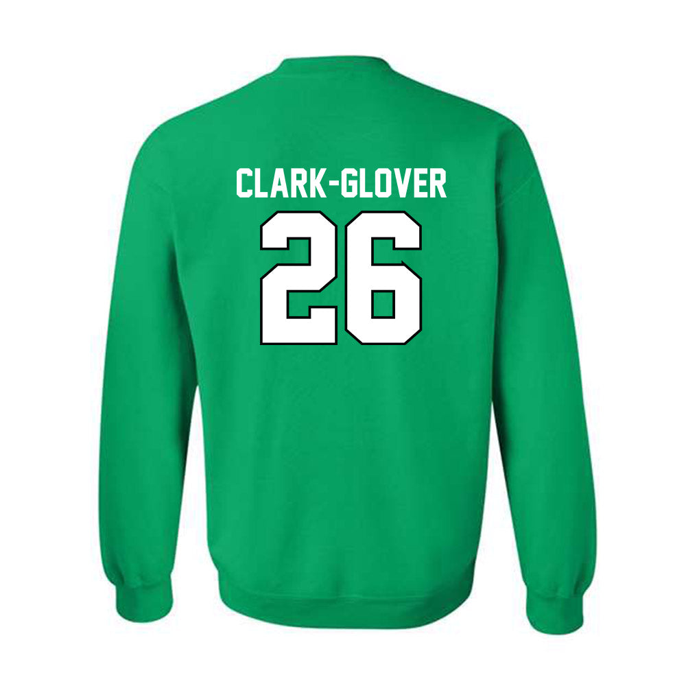 Marshall - NCAA Football : Caleb Clark-Glover - SBC Champions Crewneck Sweatshirt-1