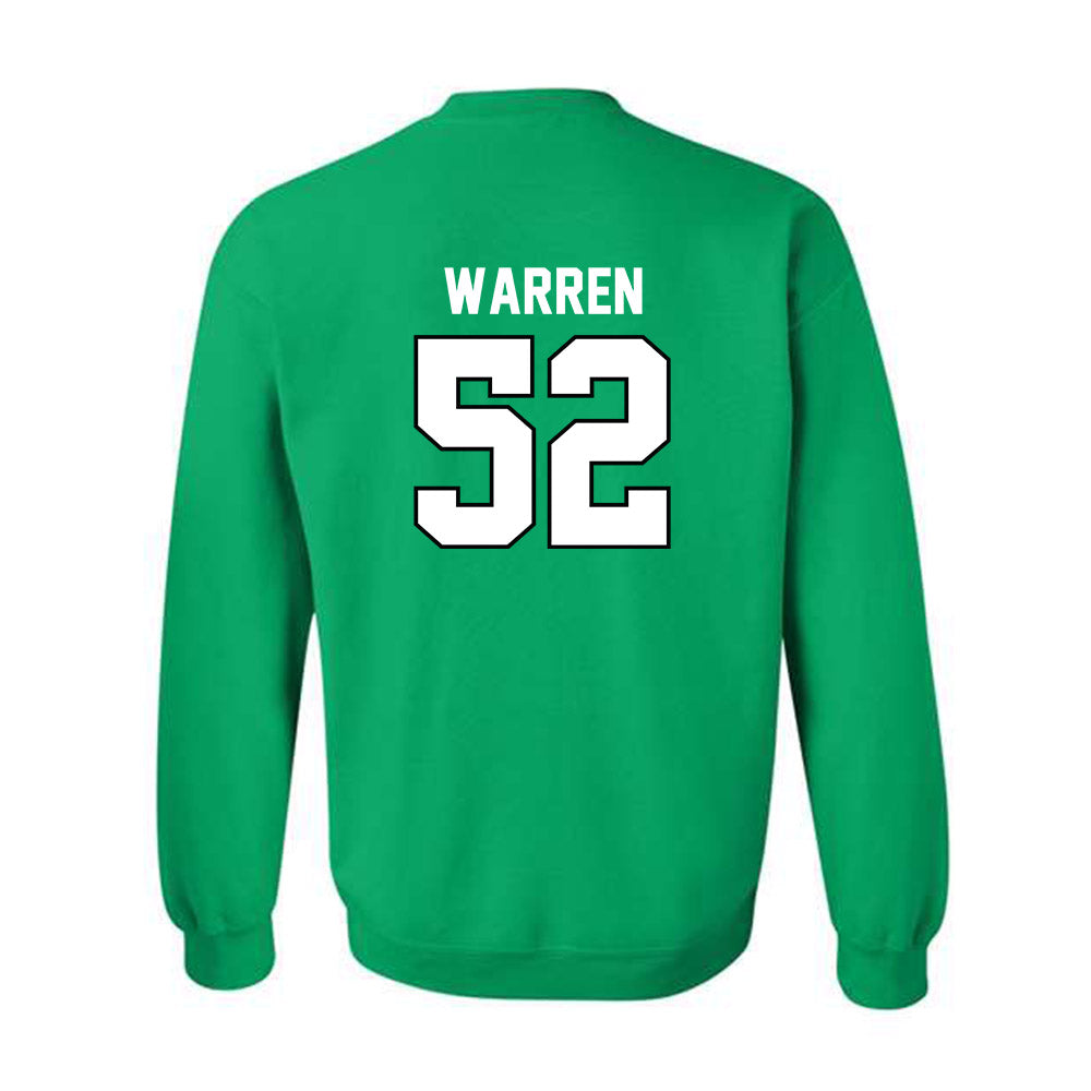 Marshall - NCAA Football : Mikailin Warren - SBC Champions Crewneck Sweatshirt-1
