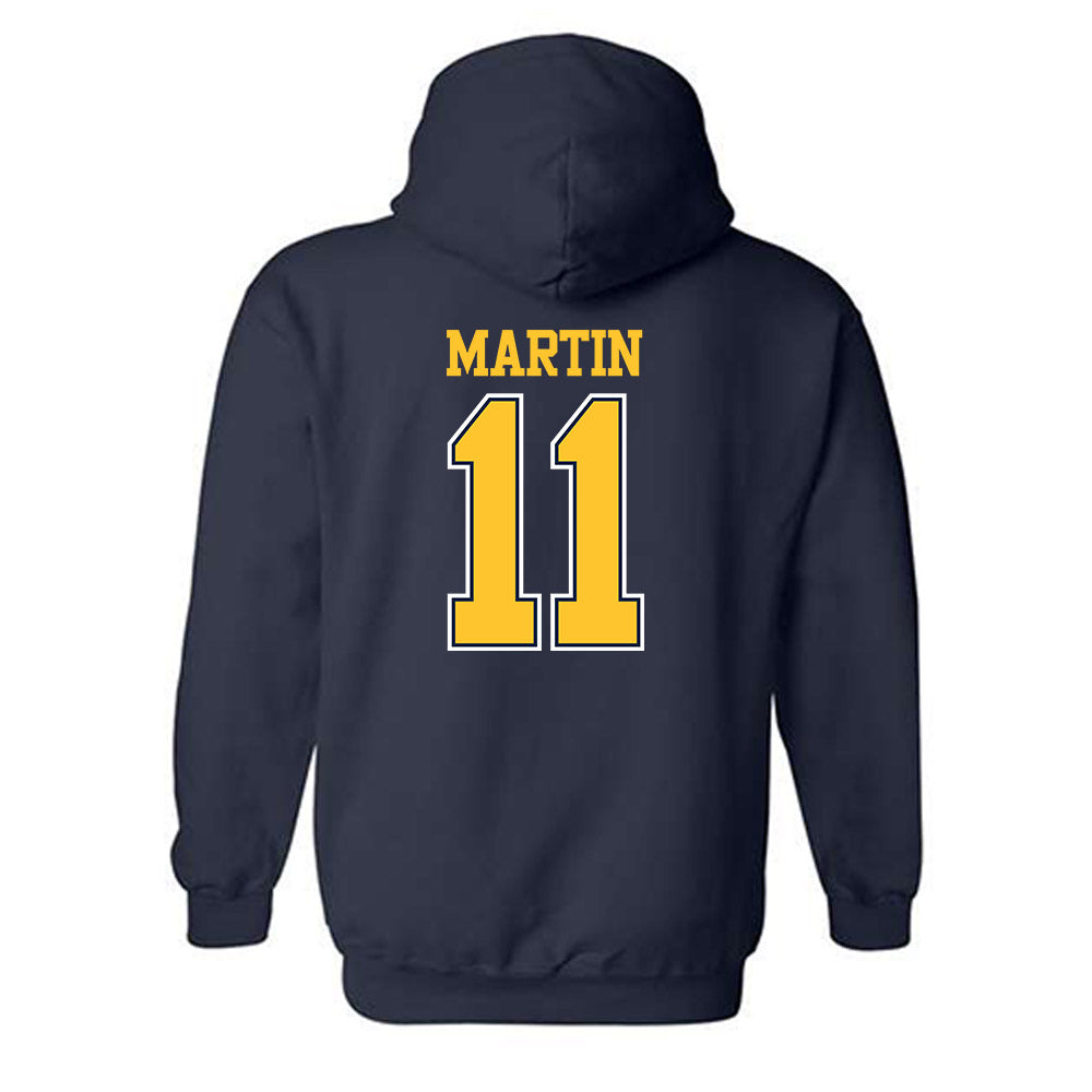 UCI - NCAA Baseball : Max Martin - Classic Shersey Hooded Sweatshirt-1