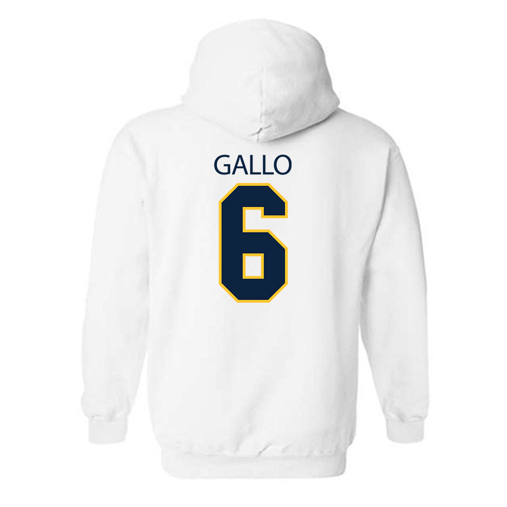 UCI - NCAA Men's Soccer : Cristian Gallo - Classic Shersey Hooded Sweatshirt-1