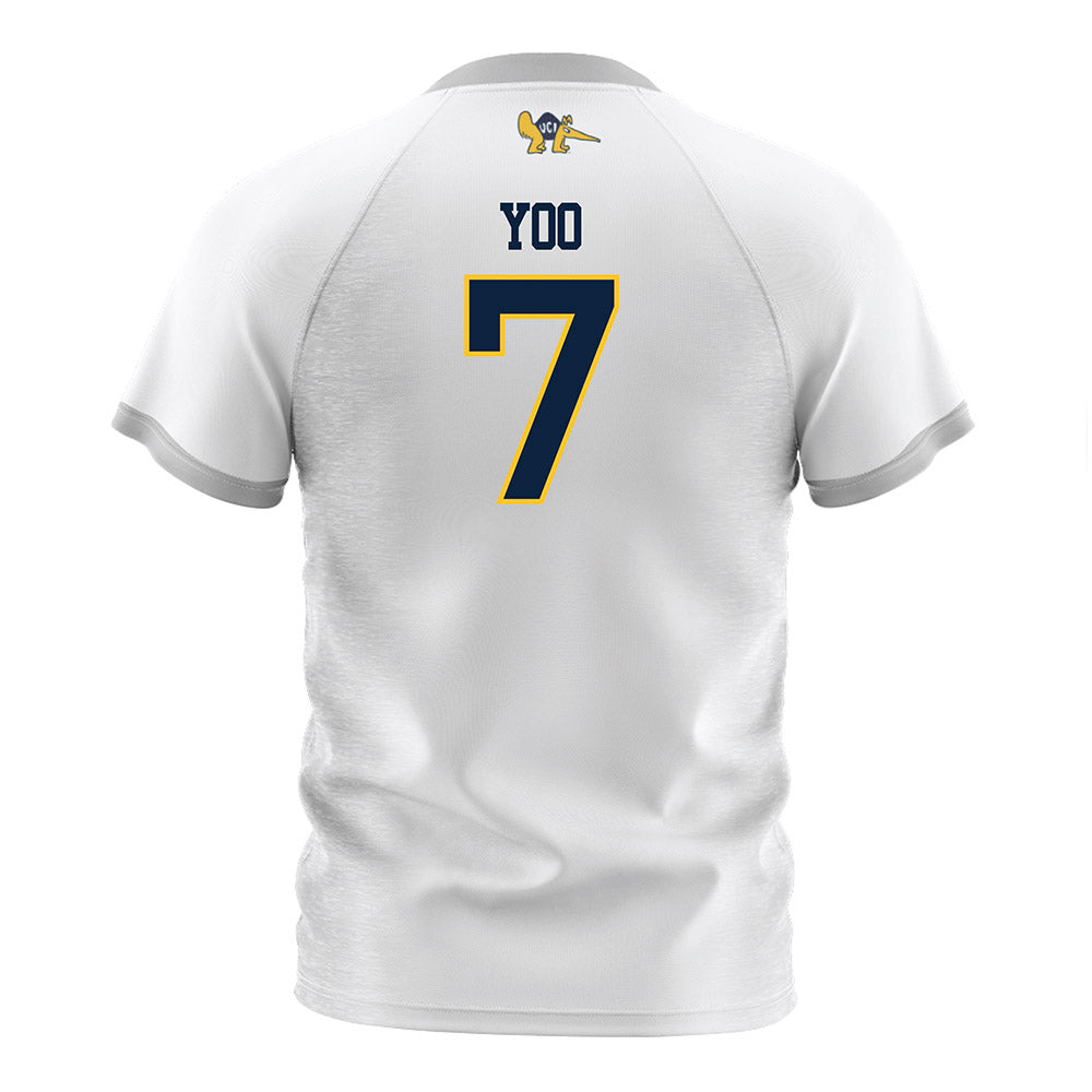 UCI - NCAA Men's Soccer : Hunny Yoo - White Soccer Jersey-1