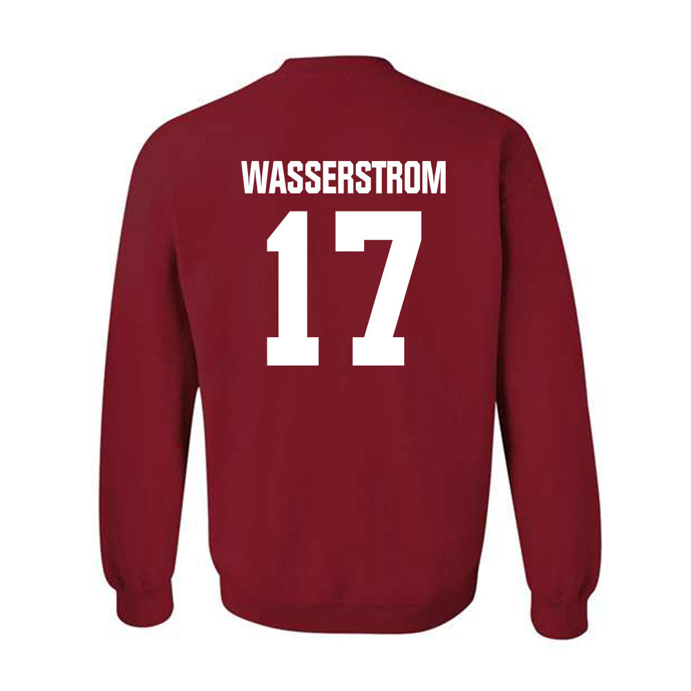 Indiana - NCAA Football : Jackson Wasserstrom - Classic Shersey Crewneck Sweatshirt-1