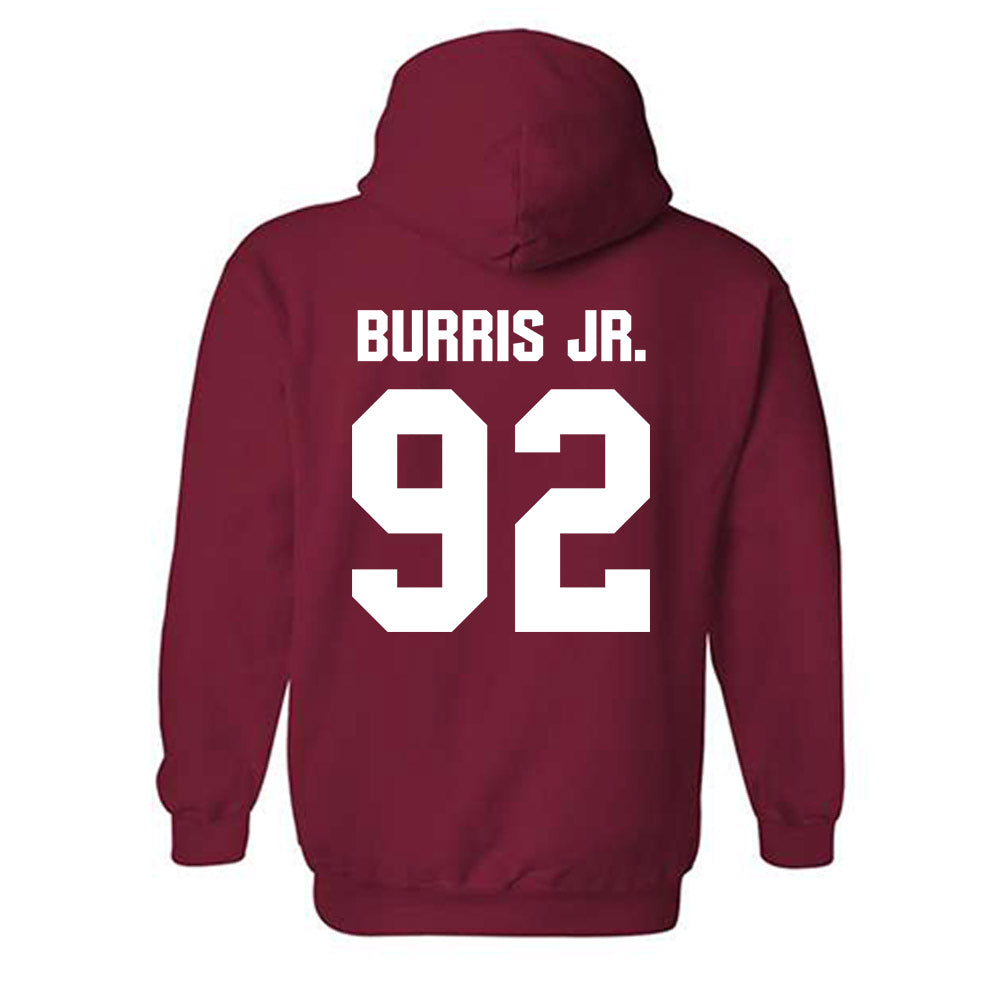 Indiana - NCAA Football : Marcus Burris Jr. - Classic Shersey Hooded Sweatshirt-1