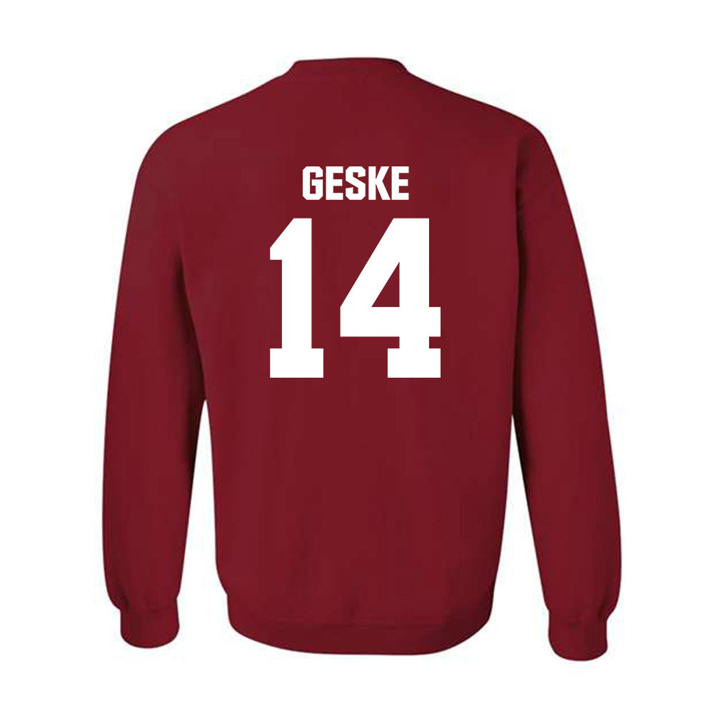 Indiana - NCAA Football : Maverick Geske - Classic Shersey Crewneck Sweatshirt-1
