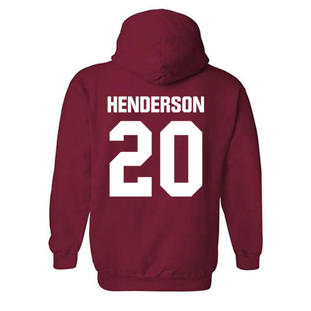 Indiana - NCAA Football : Dontrae Henderson - Classic Shersey Hooded Sweatshirt-1