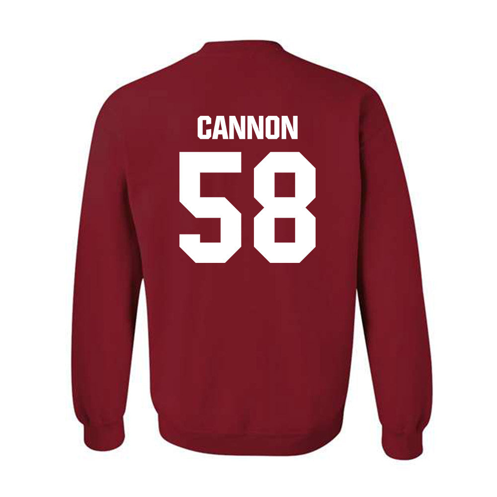 Indiana - NCAA Football : Aden Cannon - Classic Shersey Crewneck Sweatshirt-1