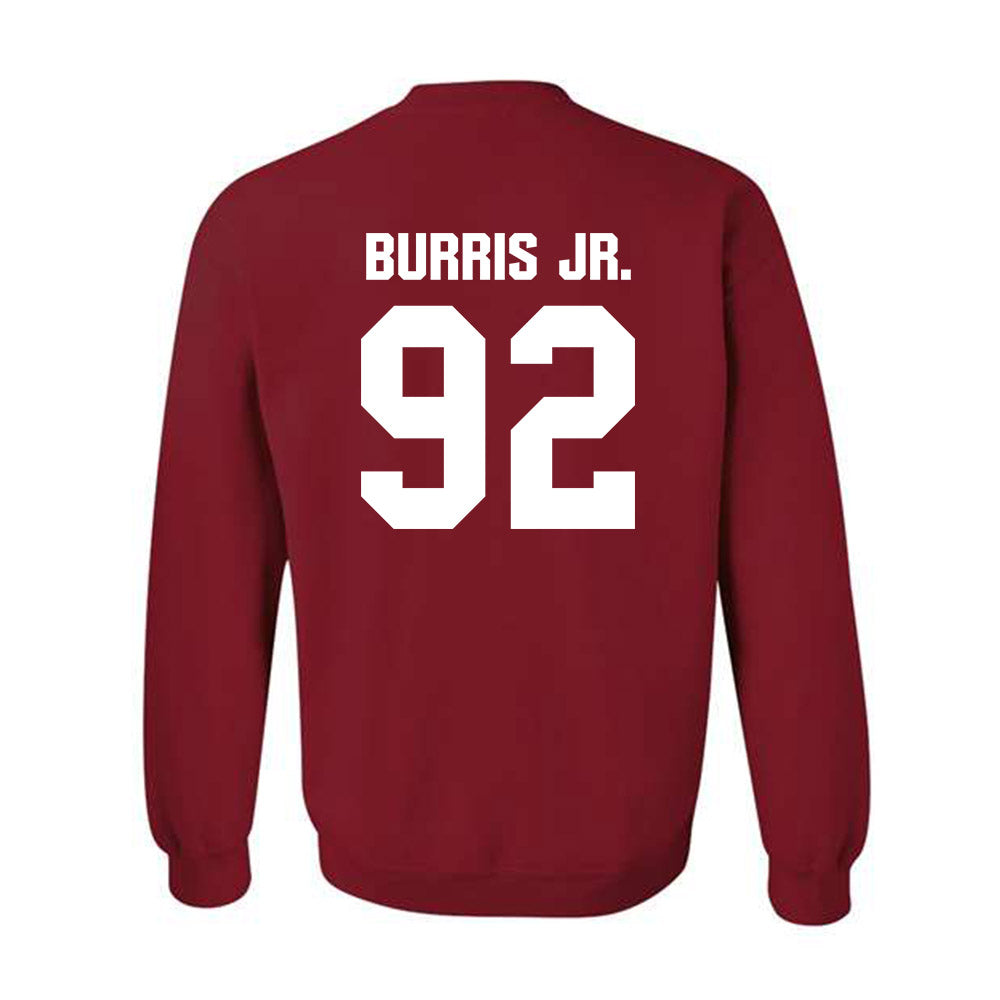 Indiana - NCAA Football : Marcus Burris Jr. - Classic Shersey Crewneck Sweatshirt-1