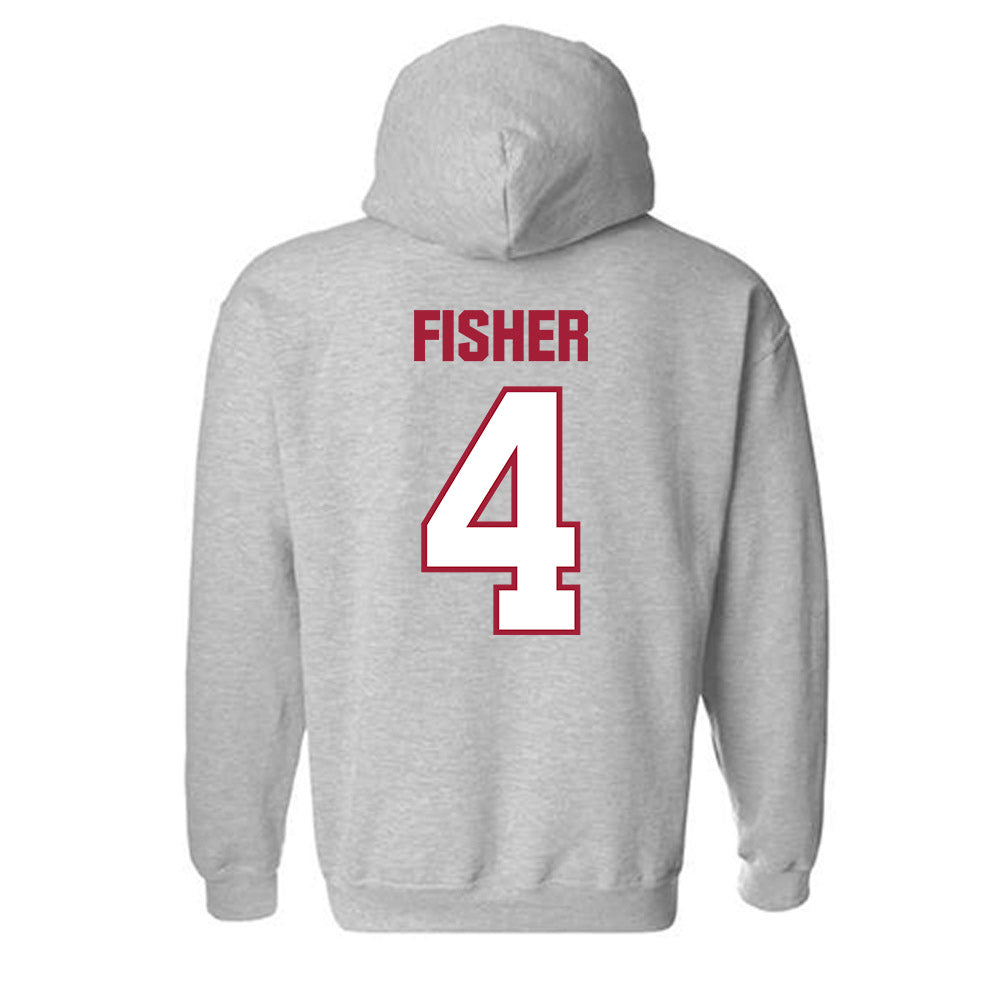 Indiana - NCAA Football : Aiden Fisher - Classic Shersey Hooded Sweatshirt-1