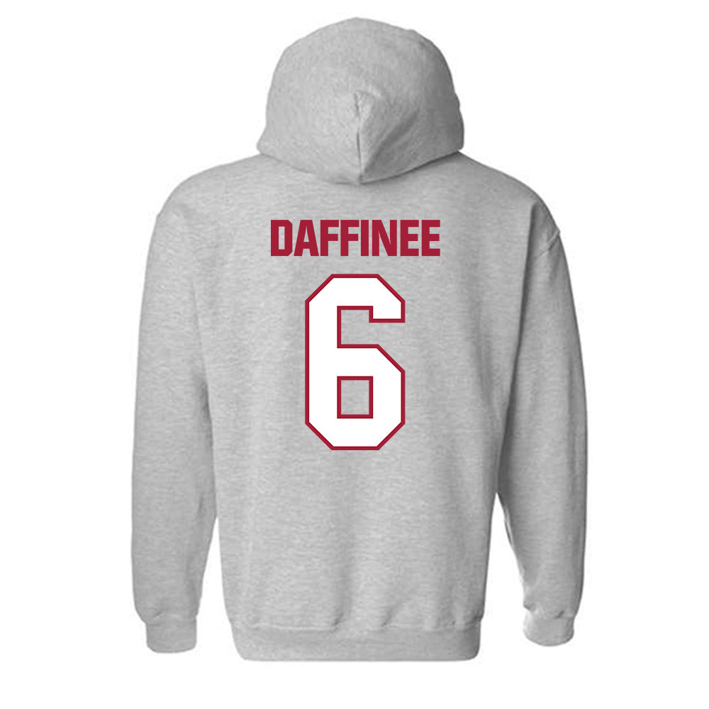 Indiana - NCAA Women's Volleyball : kenzie daffinee - Classic Shersey Hooded Sweatshirt-1