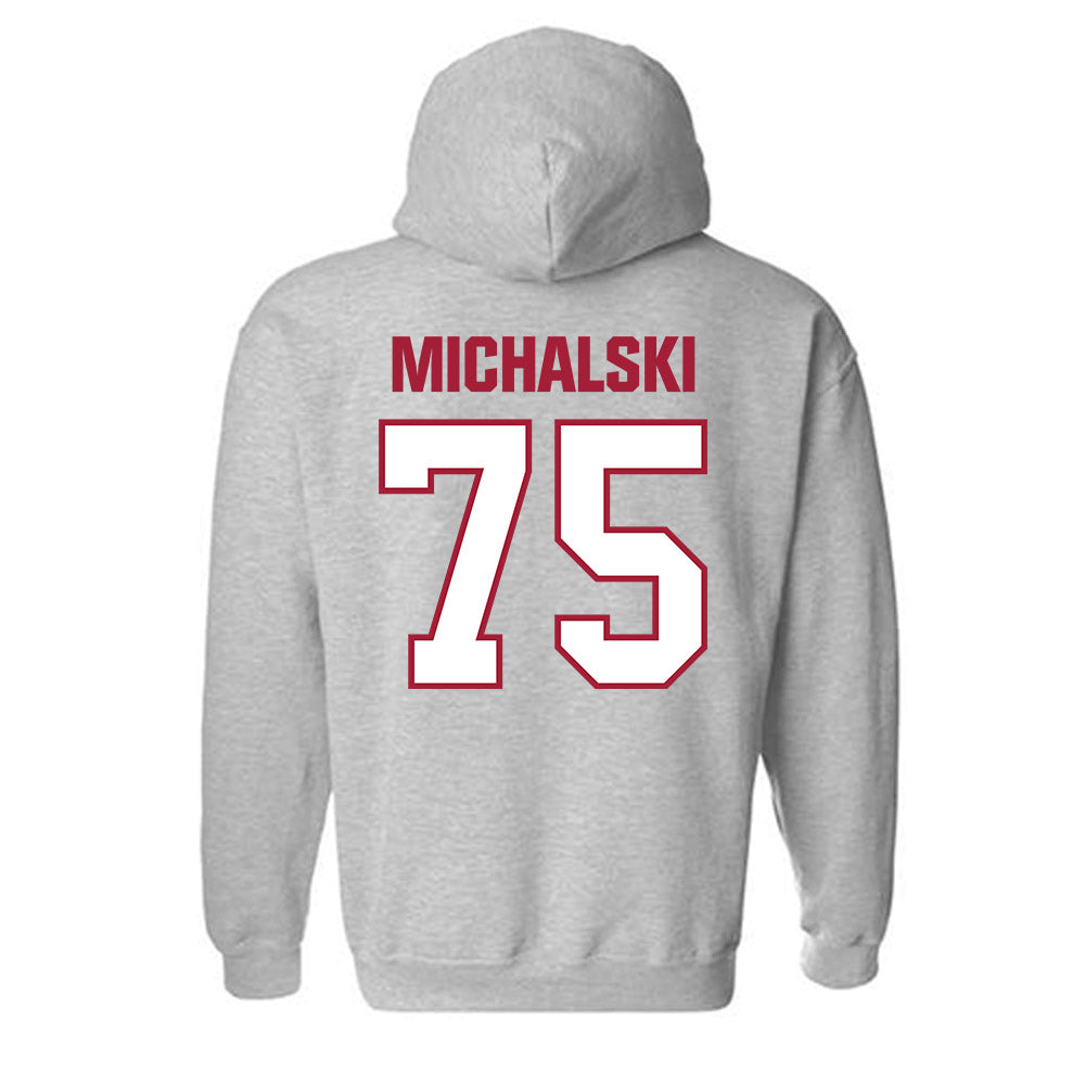 Indiana - NCAA Football : Zenuae Michalski - Classic Shersey Hooded Sweatshirt-1