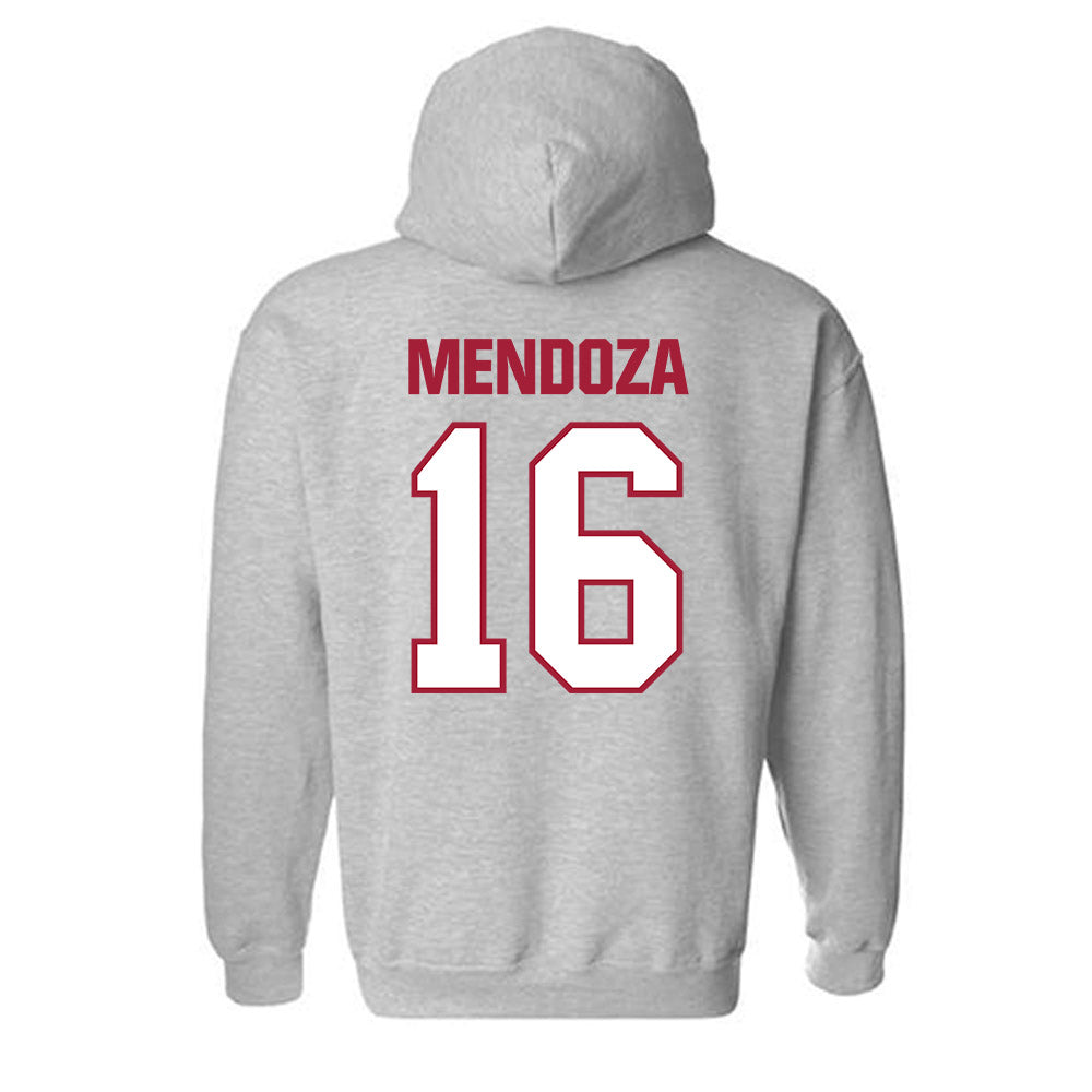 Indiana - NCAA Football : Alberto Mendoza - Classic Shersey Hooded Sweatshirt-1