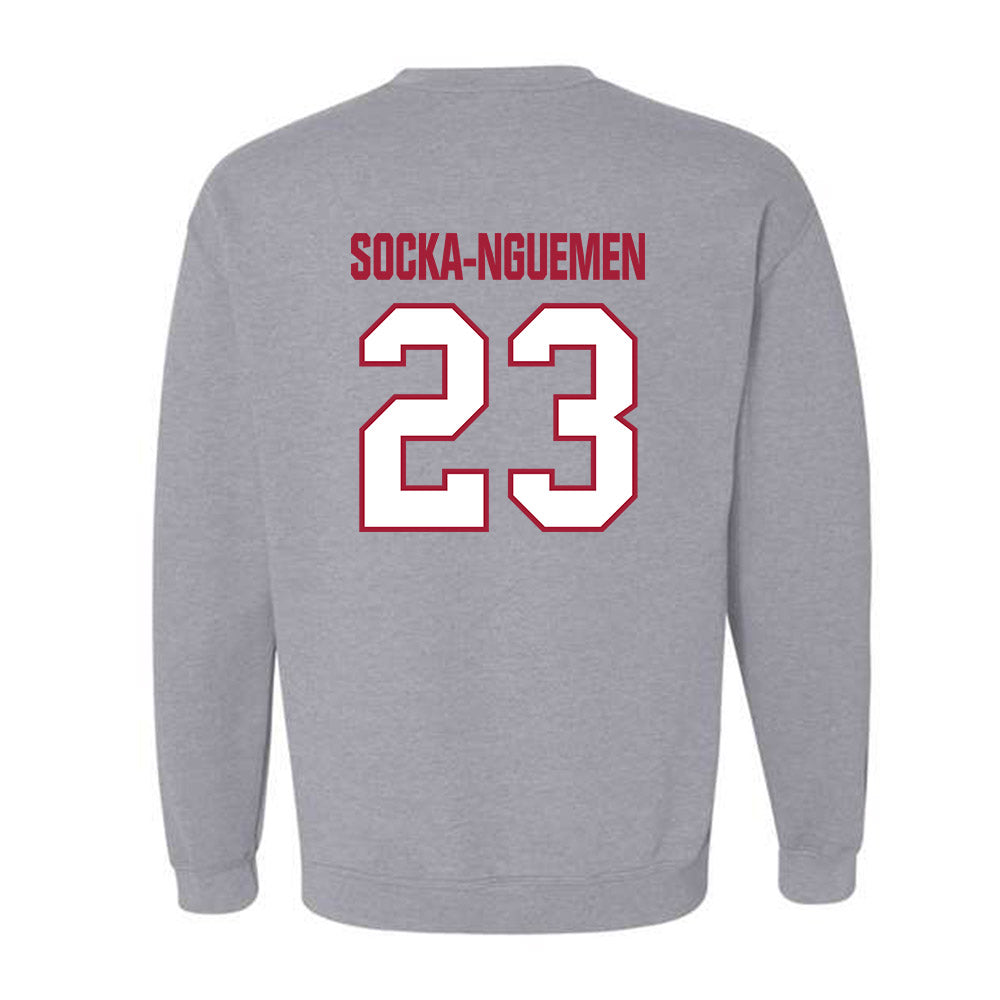 Indiana - NCAA Women's Basketball : Zania Socka-Nguemen - Classic Shersey Crewneck Sweatshirt-1